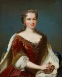 Według Jean Baptiste Van Loo, Portret Marii Leszczyńskiej, olej, płótno