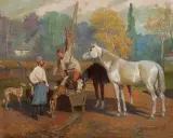 Antoni Piotrowski, Przy studni