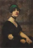 Eligiusz Niewiadomski, Portret Pani Niewiadomskiej, 1917, olej, płótno