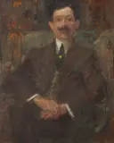 Olga Boznańska, Portret mężczyzny z binoklem