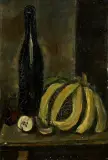 Zygmunt Menkes, Martwa natura z butelką i bananami
