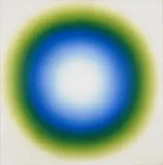 Wojciech Fangor, M 55, 1967, olej, płótno