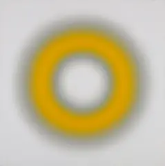 Wojciech Fangor, M 78, 1968, olej, płótno