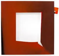 Jan Berdyszak, Passe-par-tout II, 1990-1992, akryl, drewno