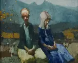 Jerzy Duda-Gracz, Jesień, 1988, olej, płyta pilśniowa