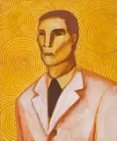 Ryszard Woźniak, Dekorowany II, 2002-2014, akryl, płótno