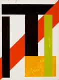 Notatka o sztuce VII/4 by Włodzimierz Pawlak, 2017, akryl, płótno, sold Oct 2021
