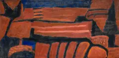 Jan Potworowski, Bez tytułu, 1956, olej, płótno