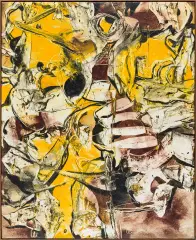 Alfred Lenica, Zdobywanie przemocą, 1966, olej, płótno