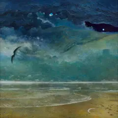Zdzisław Beksiński, Bez tytułu, 1978, olej, płyta pilśniowa
