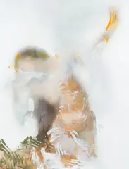 Lia Kimura, Reappearance, 2021, olej, płótno