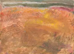 Halina Centkiewicz-Michalska, Jutro żniwa, 1999-2000, olej, płótno