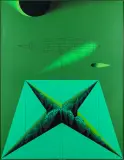 Adam Wsiołkowski, Miasto nieznane IV, 2009, olej, akryl, płótno