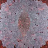 Joanna Imielska, Czas 16, 2010, akryl, tusz, płótno