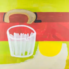 Bez tytułu by Dominika Krechowicz, 2019, olej, płótno, sold Jan 2022