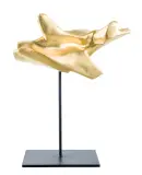 Małgorzata Kopczyńska, Samorodek, 2019, żywica akrylowa, złoto
