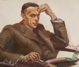 Apolinary (Ary) Sperski, Portret dr Michała Jagodowskiego, 1935, olej, płótno
