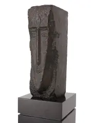 Amedeo Modigliani, Cariatide, ok. 1909-1914 odlew przed 1968, brąz patynowany