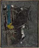Pejzaż 7/63 by Rajmund Ziemski, 1963, olej, płótno, sold Mar 2022