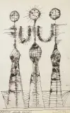 Jan Lebensztejn, Ilustracja do wierszy Białoszewskiego (Malowidła Odrzykońskie)