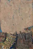 Aleksander Kobzdej, Der Stund, 1966, technika mieszana, płótno