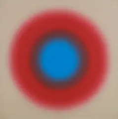 Wojciech Fangor, M 53, 1970, olej, płótno