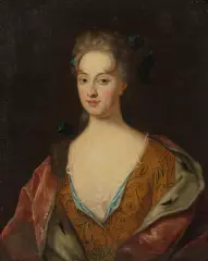 Johan Starbus, Portret Katarzyny Opalińskiej, 1711-1714, olej, płótno