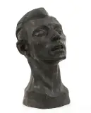 Xawery Dunikowski, Głowa Leopolda Gottlieba, pocz. lat 20. XX w., brąz patynowany