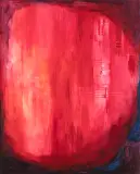 Zofia Wróblewska, Bez tytułu (czerwień), 2021, akryl, płótno