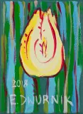 Tulipan by Edward Dwurnik, 2017, akryl, płótno, sold Jun 2022