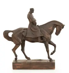 Jan Florian Raszka, Posąg konny Józefa Piłsudskiego, 1935, brąz patynowany