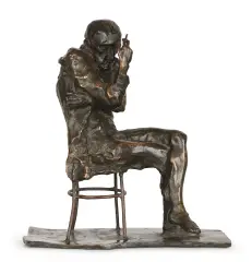 Andrzej Pietrzyk, Tadeusz Kantor na krześle, 2015, brąz