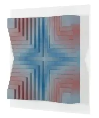 Tamara Berdowska, Relief, 2022, olej, drewno