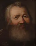 Aleksander Orłowski, Portret brodatego mężczyzny, 1814, olej, tektura