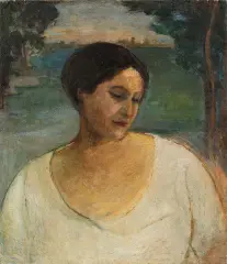 Leon Chwistek, Portret żony, 1922, olej, płótno