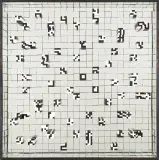 Ryszard Winiarski, Area 17/9, 1971, akryl, drewno, szkło