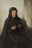 Mieczysław Reyzner, Modląca się, 1902, olej, płótno