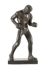 Stefan Chmielarski, Bokser, 1931, brąz patynowany