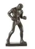 Stefan Chmielarski, Bokser, 1931, brąz patynowany