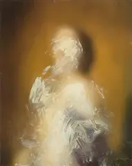 Lia Kimura, Leaving, 2021, olej, płótno