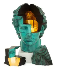 Michał Jackowski, Empty gold, 2020, brąz, brąz złocony