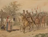 Juliusz Kossak, Zwiad ułanów poznańskich z 1831 roku