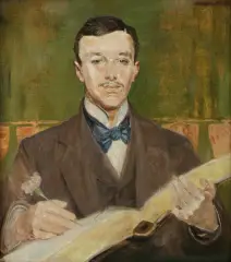 Jacek Malczewski, Portret Karola Potkańskiego, 1900, olej, płótno