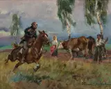 Wojciech Kossak, Na polu