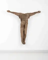 Magdalena Abakanowicz, Figura z otwartymi ramionami, 1984-1996, żywica, juta