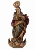 Nieokreślony Autor, Matka Boska Niepokalanie Poczęta (Immaculata), koniec XVII w., drewno polichromowane