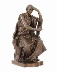 Paul Dubois, Myśliciel (Nauka i Myśl), ok. 1885, brąz
