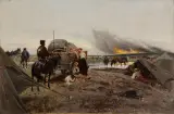 Tadeusz Popiel, Branki w Jasyrze, ok. 1887, olej, płótno