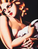 Tamara Łempicka, Kobieta z gołębiem, 1931/1996
