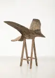 Magdalena Abakanowicz, Ptak 3, 2008-2010, juta, żywica, drewno